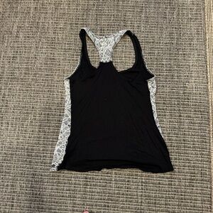 Guess Black and White Backless Tank Top